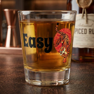 Easy Tiger Shot Glass – Bold, Funny, and Fierce