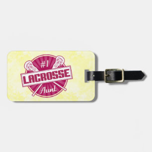 Easy To Customise Lacrosse Aunt Luggage Tag