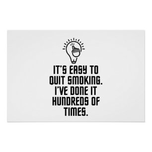 Easy to quit smoking poster