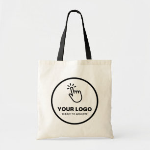 Easy Upload Your Logo Custom Low Minimums Tote Bag
