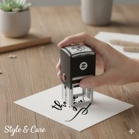 Easy-Use Thank You Stamp in 1.5 Inch Design
