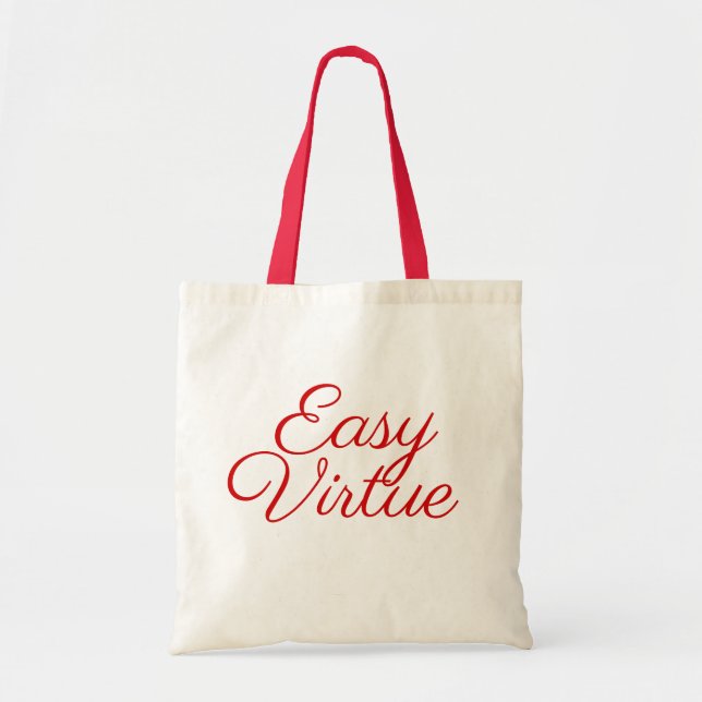 Easy Virtue T-Shirt Tote Bag (Front)