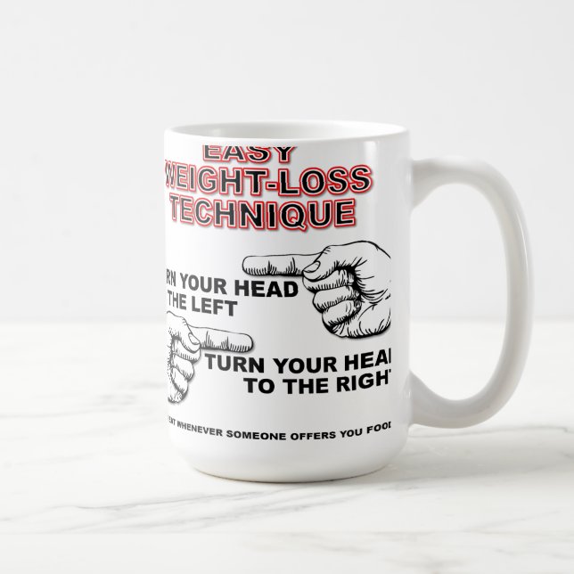 Easy Weight-Loss Funny Mug (Right)