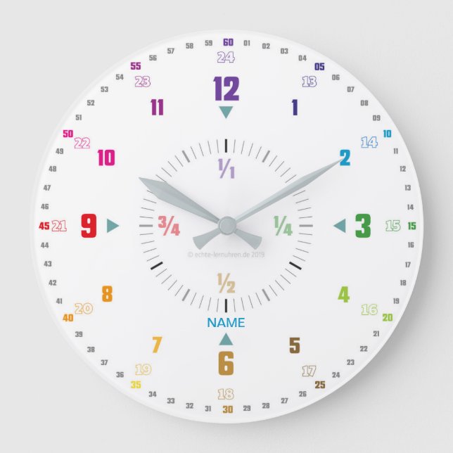 EasyRead Children's Clock Minimalistic break (Front)