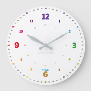 EasyRead Children's Clock Simple Design