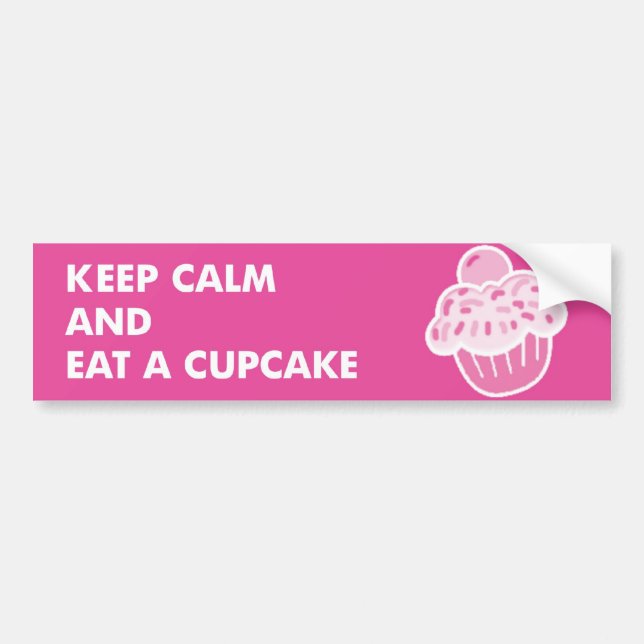 Eat a Cupcake bumber sticker (Front)