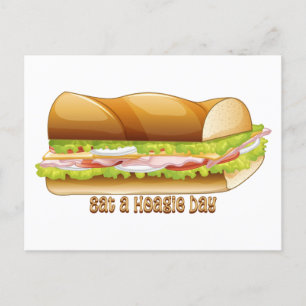 Eat a Hoagie Day, submarine sandwich Postcard