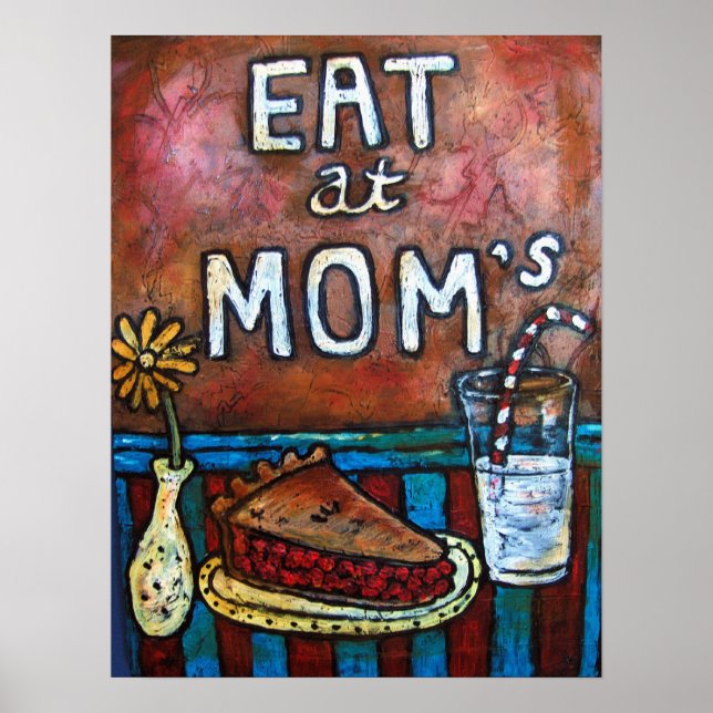 Eat at Mum's ~ Mum's Diner Poster (Front)