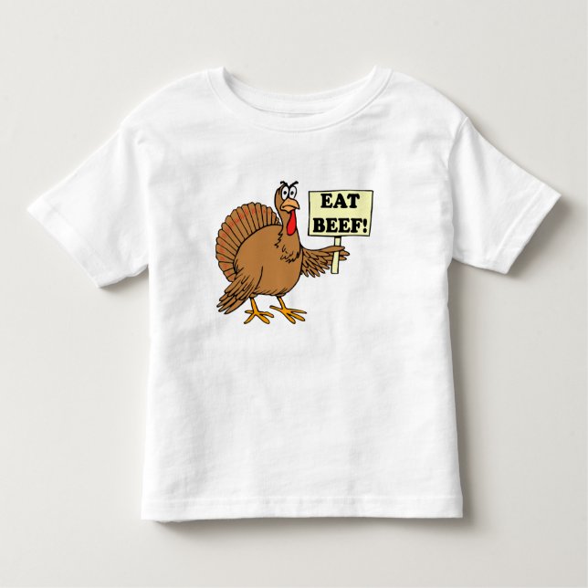 Eat Beef Toddler T-Shirt (Front)