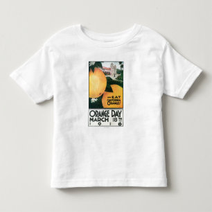 Eat CA Oranges on Orange Day Toddler T-Shirt