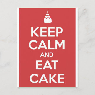 Eat Cake Postcard