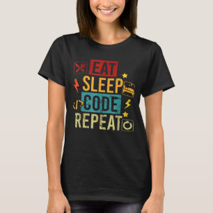 Eat Code Sleep  Programming Computer Science T-Shirt