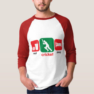 Eat Cricket, Sleep Cricket T-Shirt