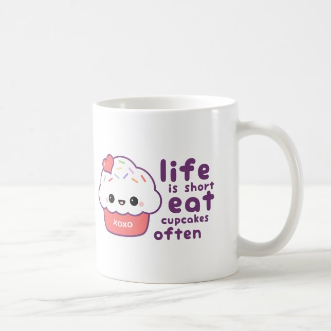 Eat Cupcakes Often Coffee Mug (Right)