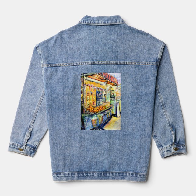 Eat Denim Jacket (Back)