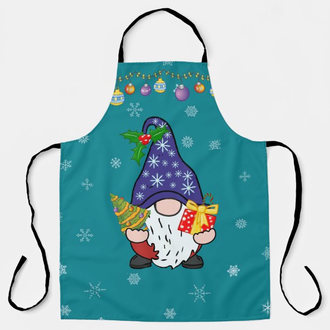 Eat Drink and Be Gnomie  Apron (Front)