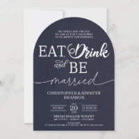 Eat, Drink, and be Married Wedding Celebration