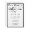 Eat Drink and be Married  Wedding Invitation