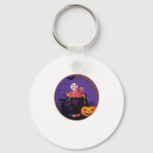 Eat Drink And Be Meowy Cute Casual Key Ring