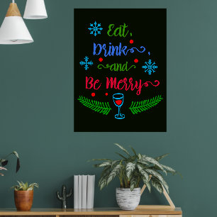 Eat, Drink and Be Merry, Christmas Holiday, ZSSPG Poster