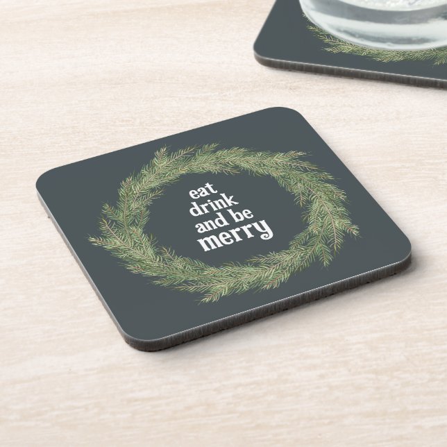 Eat, Drink, and Be Merry Coasters (Left Side)