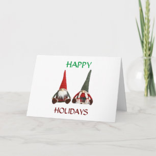 **EAT DRINK AND BE MERRY** COOL GNOMES CARD