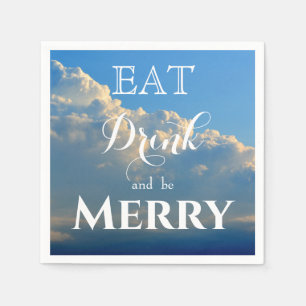 Eat Drink and be Merry Napkin