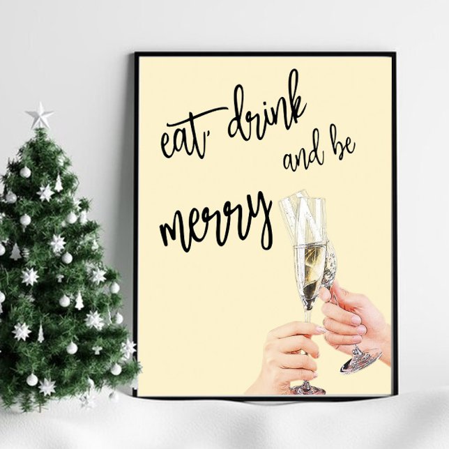 Eat, Drink and be Merry Poster (Creator Uploaded)