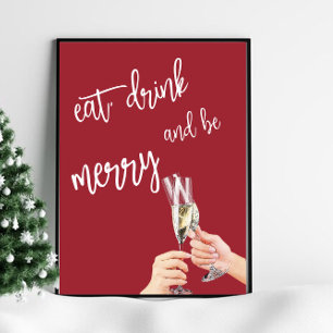 Eat, Drink and be Merrye Poster