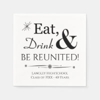 Eat Drink and Be Reunited Retro Class Reunion