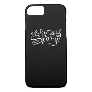 Eat Drink And Be Scary Aesthetic Graphic Case-Mate iPhone Case