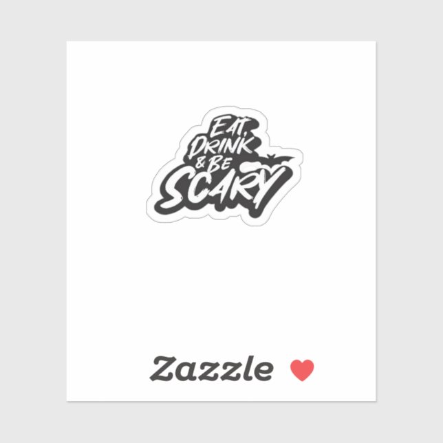 Eat Drink And Be Scary Basic Clean (Sheet)
