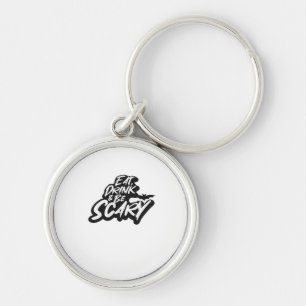 Eat Drink And Be Scary Basic Clean Key Ring