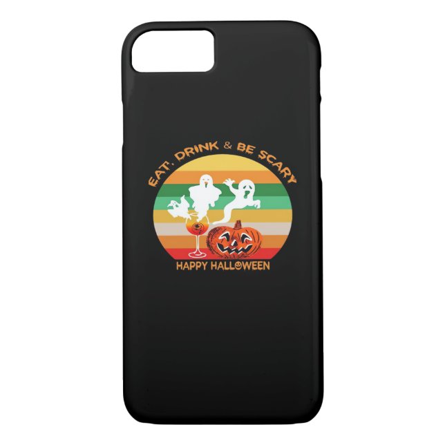 Eat Drink And Be Scary Case-Mate iPhone Case (Back)