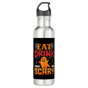 Eat Drink and Be Scary Classic T Shirt 710 Ml Water Bottle