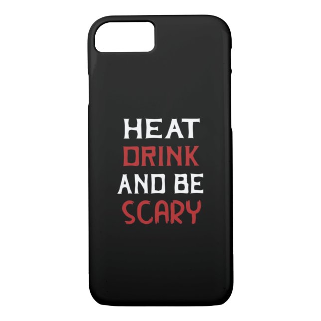 Eat Drink And Be Scary Creative Casual Case-Mate iPhone Case (Back)