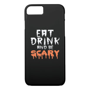 Eat Drink And Be Scary Funny Halloween Minimal Cle Case-Mate iPhone Case