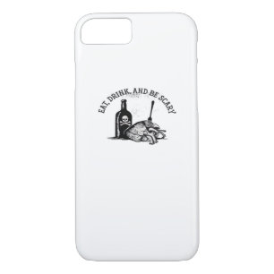 Eat Drink And Be Scary Funny Quote Case-Mate iPhone Case