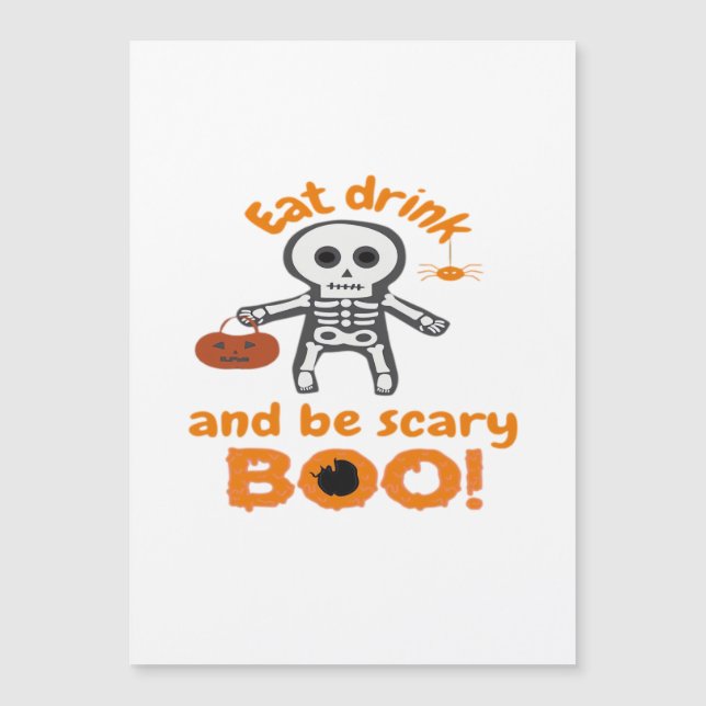 Eat Drink And Be Scary Funny Spooky  (Front)
