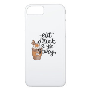 Eat Drink And Be Scary Funny Trendy Case-Mate iPhone Case