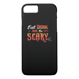 Eat Drink And Be Scary Funny Vintage Case-Mate iPhone Case