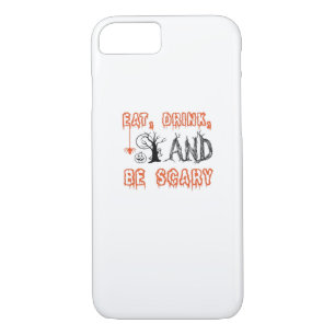 Eat Drink And Be Scary Halloween Art Case-Mate iPhone Case