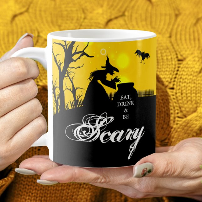 Eat Drink and Be Scary Halloween Coffee Mug (Creator Uploaded)