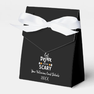Eat, Drink and Be Scary Halloween Favour Box