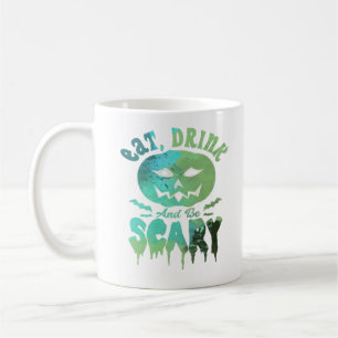 Eat Drink And Be Scary Halloween Light Coffee Mug