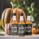 Eat, Drink and Be Scary Halloween Liquor Bottle Label<br><div class="desc">Eat,  drink and be scary Halloween party event gifts</div>