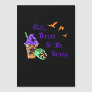 Eat Drink And Be Scary Halloween Minimal Clean
