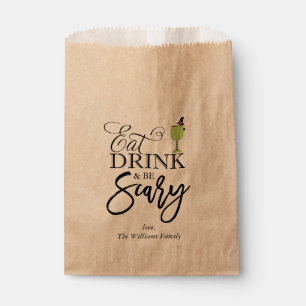 "Eat, Drink and Be Scary" Halloween Party Favour Bags