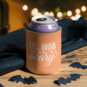 Eat, Drink and Be Scary Halloween Party Favour Can Cooler