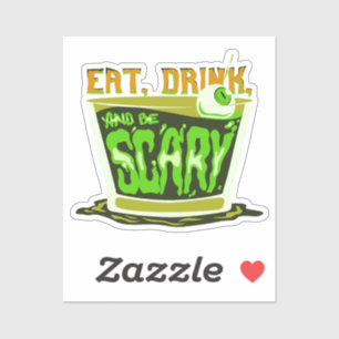 Eat drink and be scary Halloween Pun Funny